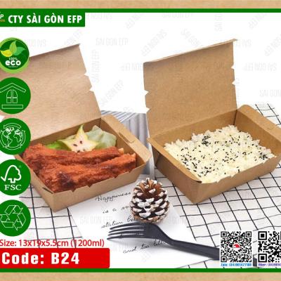 Hộp giấy đựng thức ăn