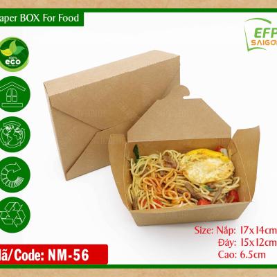 Hộp giấy đựng thức ăn takeaway