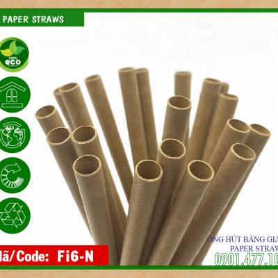 Ống Hút Giấy Kraft