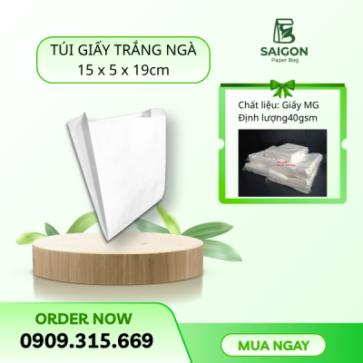 Túi Giấy Đựng Đồ Ăn Nhanh – Khoai Tây Chiên, Hamburger, Gà Rán
