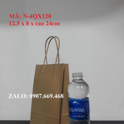 Túi giấy kraft có quai đựng quà lưu niệm