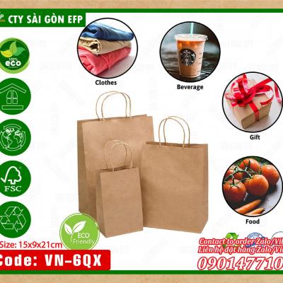 Túi giấy kraft nâu