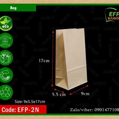 Túi giấy kraft đựng khoai tây chiên