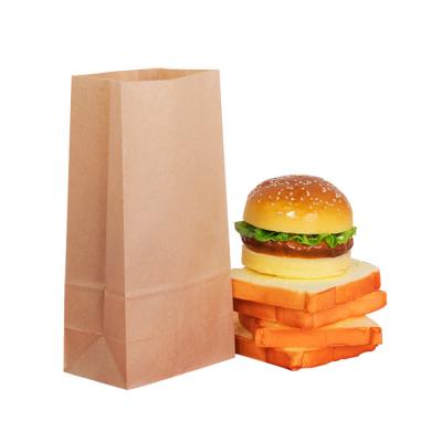 Túi giấy đựng combo bánh hamburger + khoai tây chiên