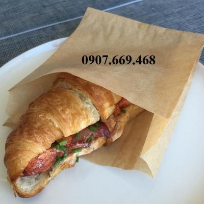 Túi giấy đựng bánh croissant