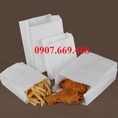 Túi giấy xếp hông đựng món ăn nhanh